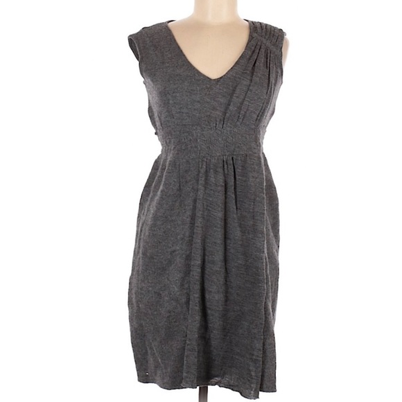 Anthropologie Dresses & Skirts - ANTHRO Sparrow grey Cordial Embrace dress Small